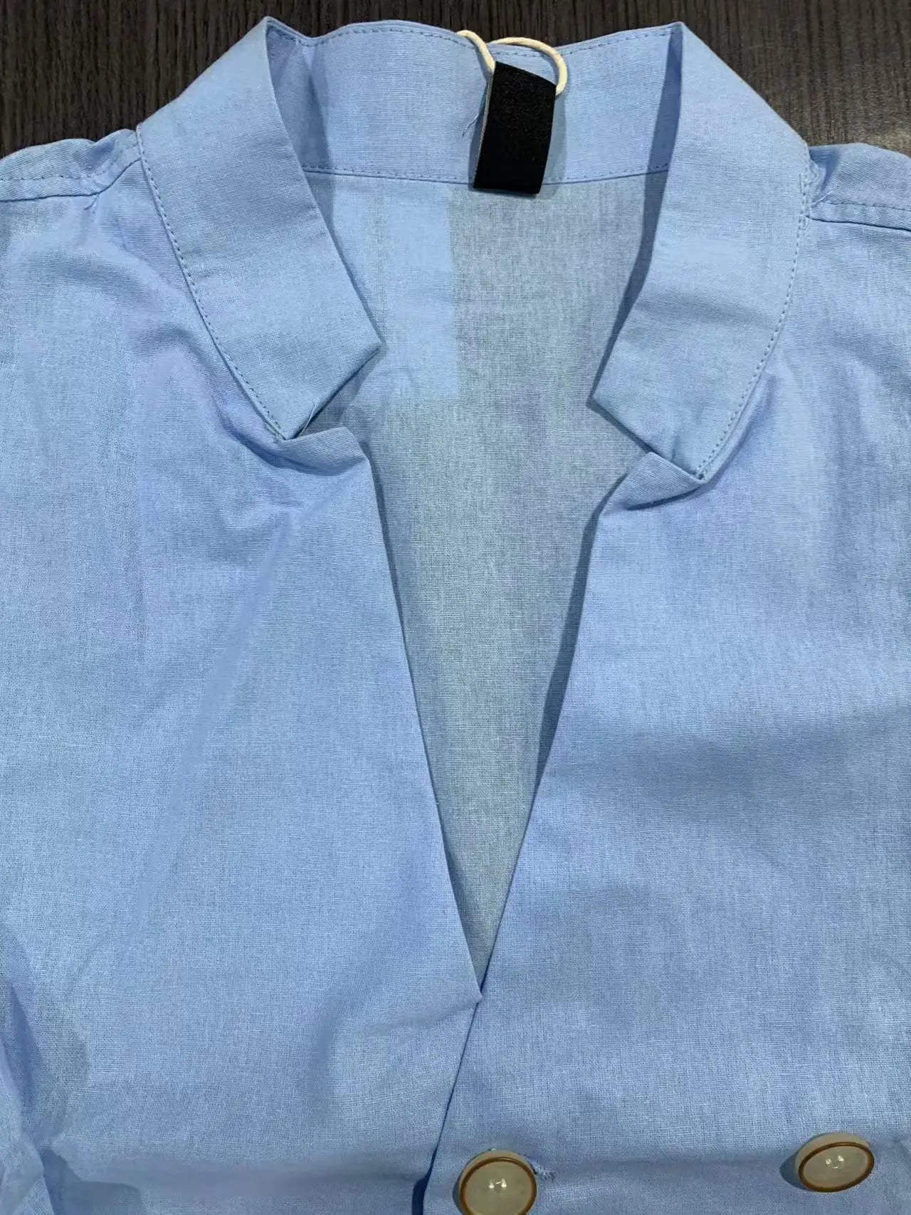 Men's Stand-Up Collar Linen Shirt