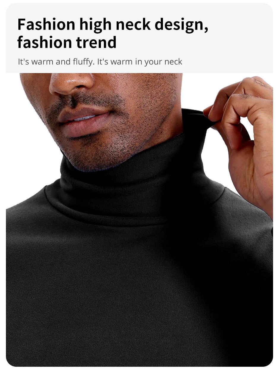 Men's Polyester Turtleneck