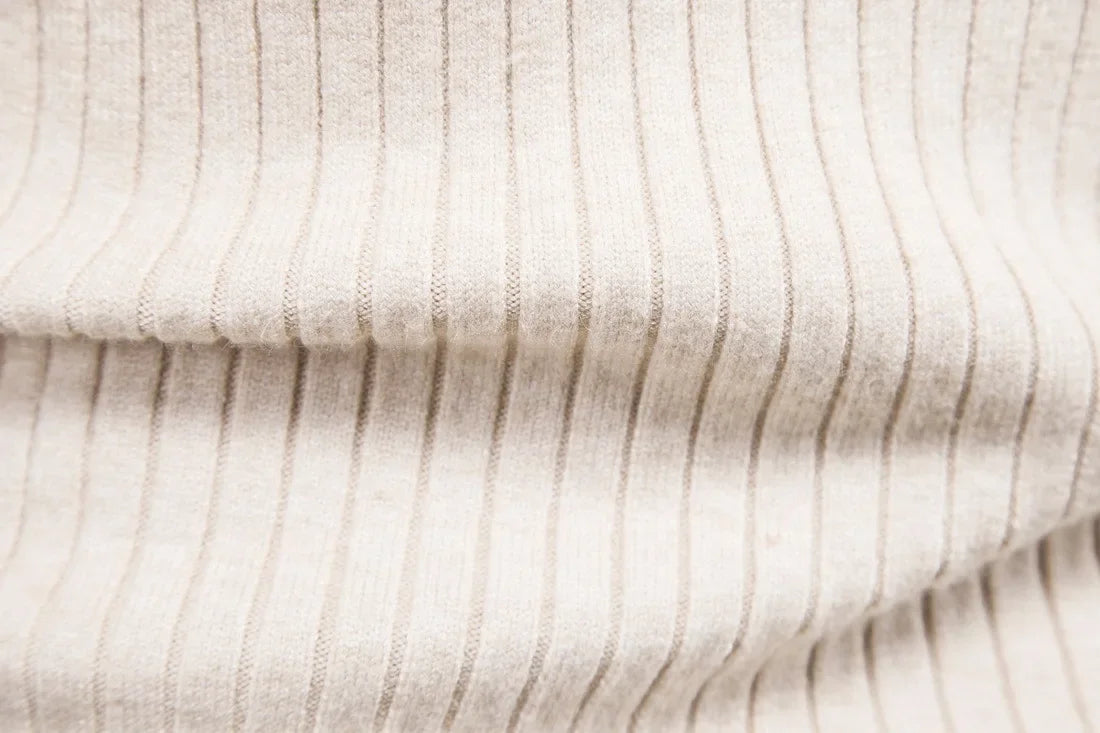 Men's Weave Design Polyester Turtleneck