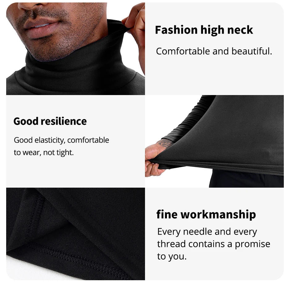 Men's Polyester Turtleneck
