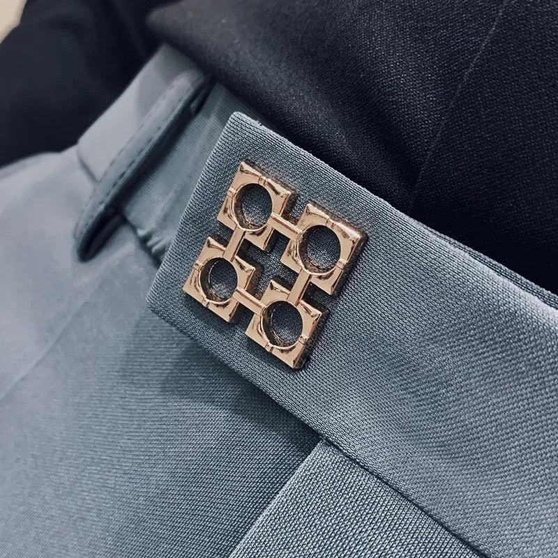 Slim Fit Ankle Cut Trousers