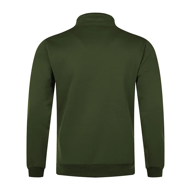 Men's Polyester Fleece Quarter Zip